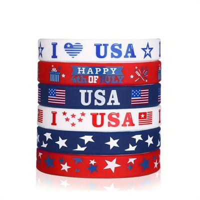 Patriotic Usa Flag Wristband - Commemorate America...