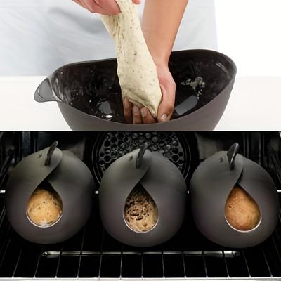 TEMU Multifunctional Silicone Bread Maker Silicone Vegetable Steamer Silicone Bread Baking Pan Silicone Toaster Image