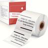 """Self-adhesive Square Labels 1.96""x1.18""(50x30mm), White Rectangle Labels For Phomemo M110/m120/m220/m200/m221 Label Maker, Black On White Sticker Labels - 230 Labels/1 Roll"""