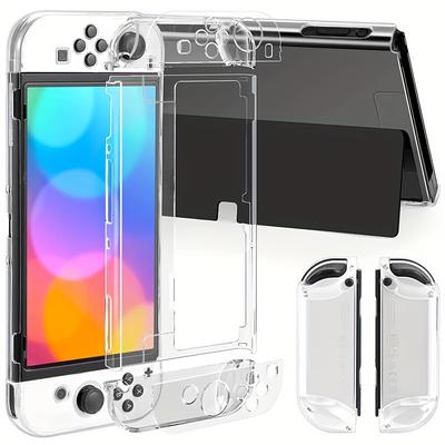 Dockable Clear Case For Switch Oled Model 2021 Ful...
