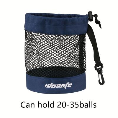 TEMU 1pc Golf Ball Storage Bag - Your Golf Balls Safe And Organized With This Drawstring Pouch - Perfect Golf Accessories For Golfers Image