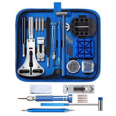 Watch Replacement Tool Kit, Professional Spring Bar Tool Set, Watch Link/strap/band/battery/pin Replace Kit With Carrying Case And Instruction Manual, Ideal Choice For Gifts