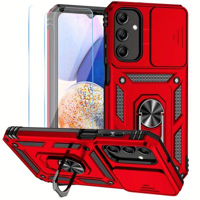 TEMU Sunstory For Galaxy A15 5g Case With Hd Screen Protector & Slide Camera Cover & Kickstand, A15 5g Case Phone Case For Galaxy A15 5g