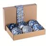 2/4/6pcs Ceramic Bowls Gift Box Set, 4.5-inch Blue And White Ceramic Bowl, For Spring Festival, New Year Gift Box, Blue And White Ceramic Rice Bowl, Kitchen Supplies