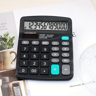 Dexin Kk-837b 12digits, Desktop Calculator, For Office Financial, Auto Power Off