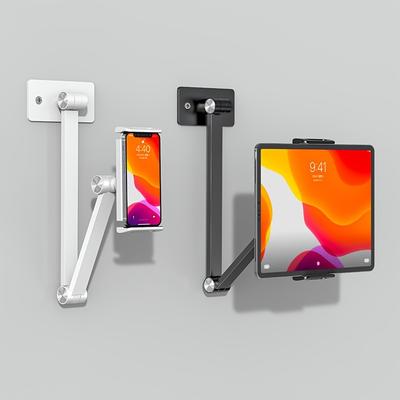 Tablet Wall Mount Holder, 360Â°rotating Flexibly, Angle Adjustable, Folding Aluminium Alloy Compatible With 4.7-12.9