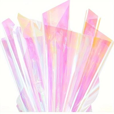 1 Roll, Iridescent Cellophane Wrap For Gift Basket...
