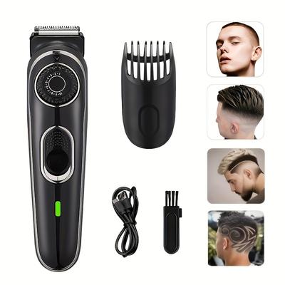 Professional Hair Clipper Trimmer Kit For Men - Cordless Barber Fade Clipper Hair Cutting Kit, Beard T Outliner Trimmers Haircut Grooming Kit Thanksgiving Gift Christmas Gift Father's Day Gift