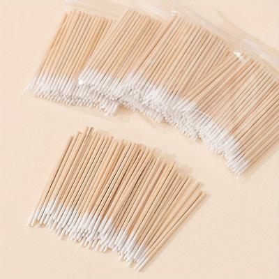 500pcs Microblading Cotton Swabs, Pointed Tip Cotton Swabs, Multipurpose Precision Cotton Swabs, For Make Up, Tattoo