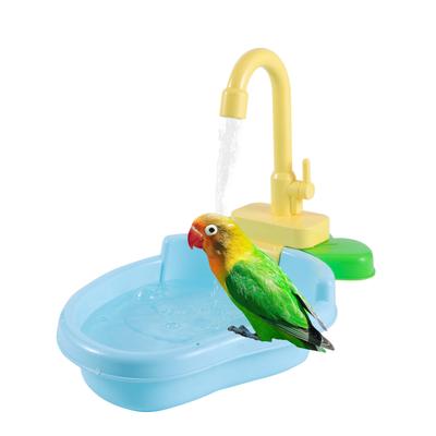 1pc Bird Bath Tub, Parrot Shower Cleaning Box, Pet...