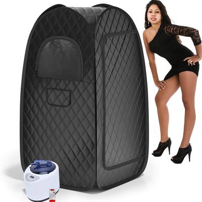 1 Pack, Portable Steam Sauna, Personal Home Spa Room, Steamer, Sweat Tent, Pop Up Full Size Indoor Foldable Wet Sauna, 1 Person Sauna For Home