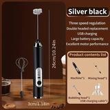 Milk Frother Coffee Handheld Wireless Mini Electric Home Small Electric Stirring Stick Cream Whipper Whisk God Whisk