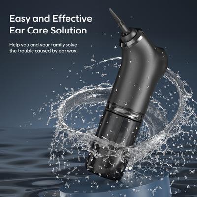 Electric/visual Ear Irrigation Cleaner For Shower Use, Ear Wax Removal Tools Kit, Ear Irrigation Flushing Earwax Removing Flusher With Scale Washer Basin, For Adults Ear Blockage Cleaning