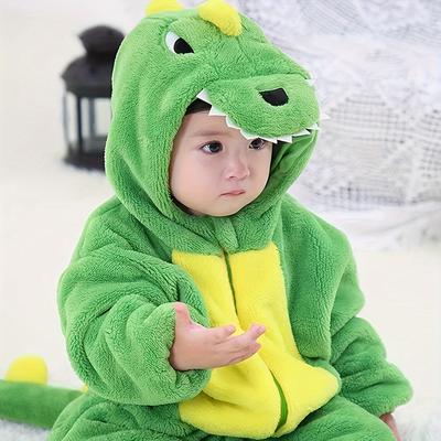 Boys Dinosaur Fancy Dress Jumpsuit, Halloween Dino...