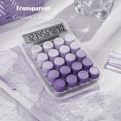1pc, Transparent Calculator Aesthetic For Office, ...