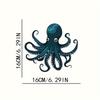 Illuminate Your Vehicle With Blue Octopus Car Stickers - Waterproof Vinyl Stickers, For All Vehicles, Motorcycles, And Helmets