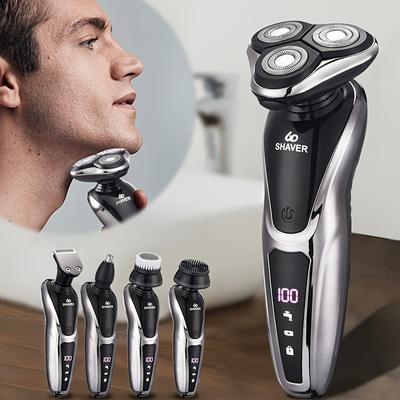 Electric Razor For Men, Dry & Wet Electric Shaver,...