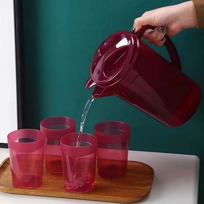1pc/1set Water Pitcher, Plastic Water Pitcher With...