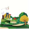 "surprise" 3d Pop-up Golf Greeting Card - Perfect For Retirement, Birthday, Father's Day & More - Ideal Gift For Golf Enthusiasts