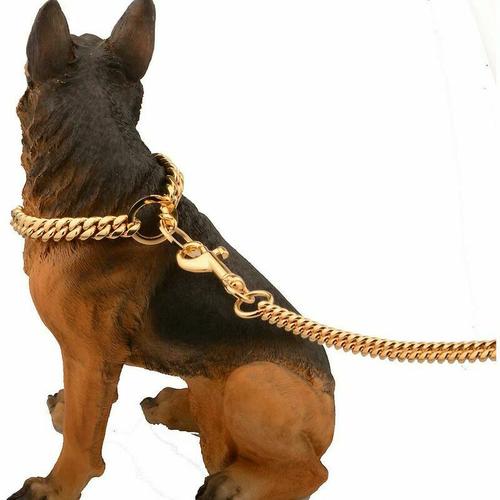 10 mm Hundeleine aus Metall Hundekette mit gepolstertem Griff mit gepolstertem Griff für