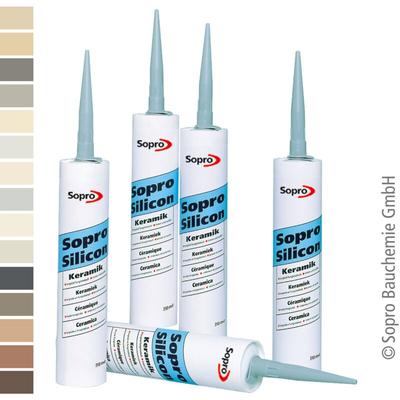 KeramikSilicon 310ml Betongrau 14 - Sopro Image