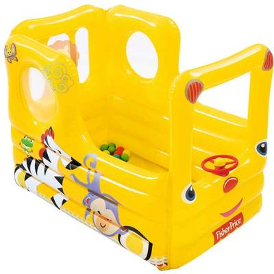 Bällebad Bestway Fisher Price Schulbus 137x96x96 cm Gelb Image