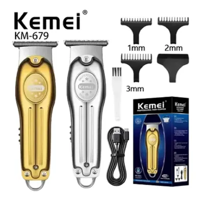 Kemei Professional Hair Trimmer Electric Hair Clipper Men's Rechargeable Barber Cordless Hair