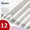 10 20 50 100 200 Pcs 12mm 0.47 inch Exhaust Wrap Multi-Purpose 304 Stainless Steel Metal Cable Tie