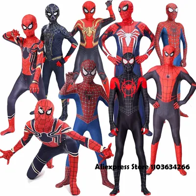 Spiderman Cosplay Costume Jumpsuit Spider-man Costume Superhero Bodysuit Spider Man Suit Halloween