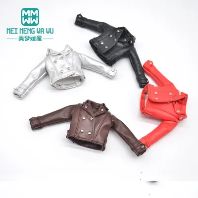 1pcs Blyth Doll Clothes Fashionable leather clothes, skirts, ripped pants for Blyth Azone OB23 OB24