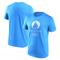 T-Shirt mit Pop-Out-Logo „Olympische Spiele Paris 2024“ – Blau