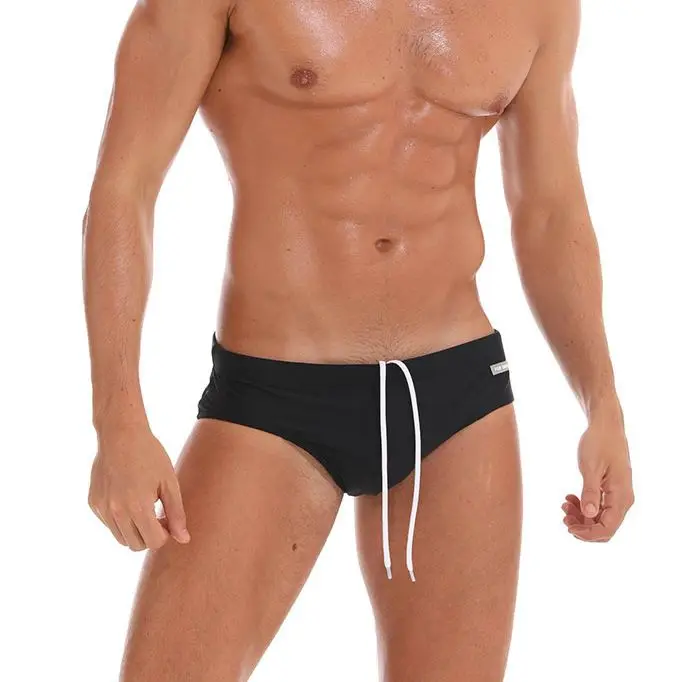 Push-Up Männer Bademode Kurze Strand Shorts Badeanzüge männer Boxer Surfen Gepolsterte Schwimmen Hosen Slips Nylon Stretch Badehose Image