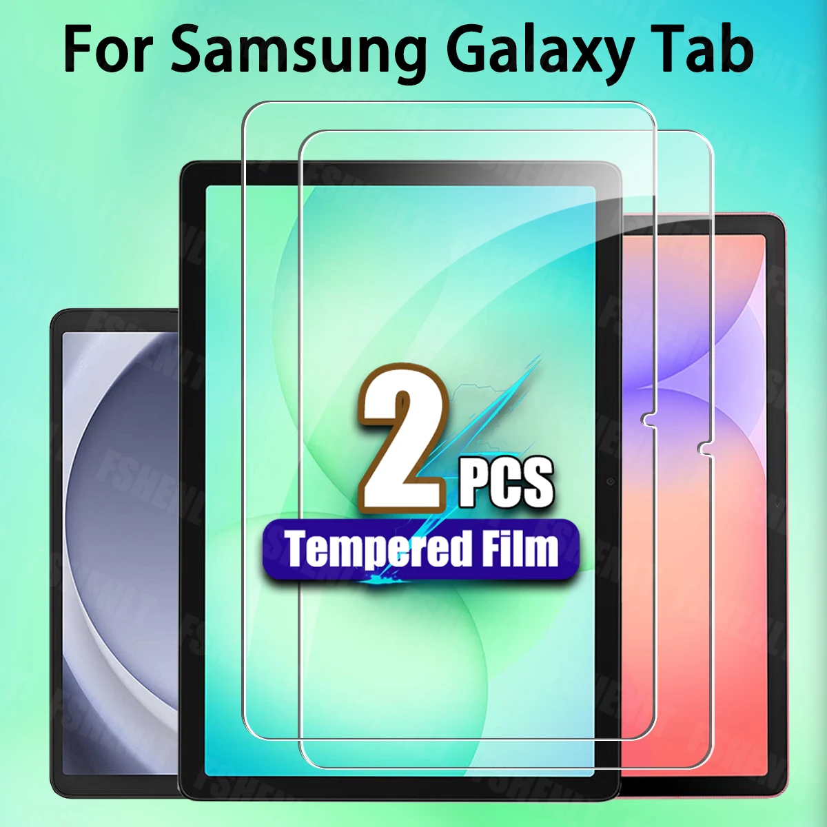 2PCS Pellicola protettiva in vetro temperato per Samsung Galaxy Tab S11 S10 S9 S8 S7 FE S6 Lite A11+ A9+ Plus A8 A7 8.7 12.4 11 pollici