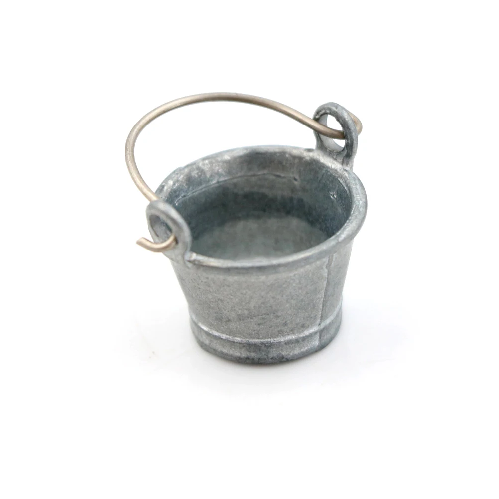 Wassereimer 1:12 Fairy Home Küche Rollenspiel Puppenhaus Miniature Bucket Classic Pretend Play Möbel Spielzeug Geschenke