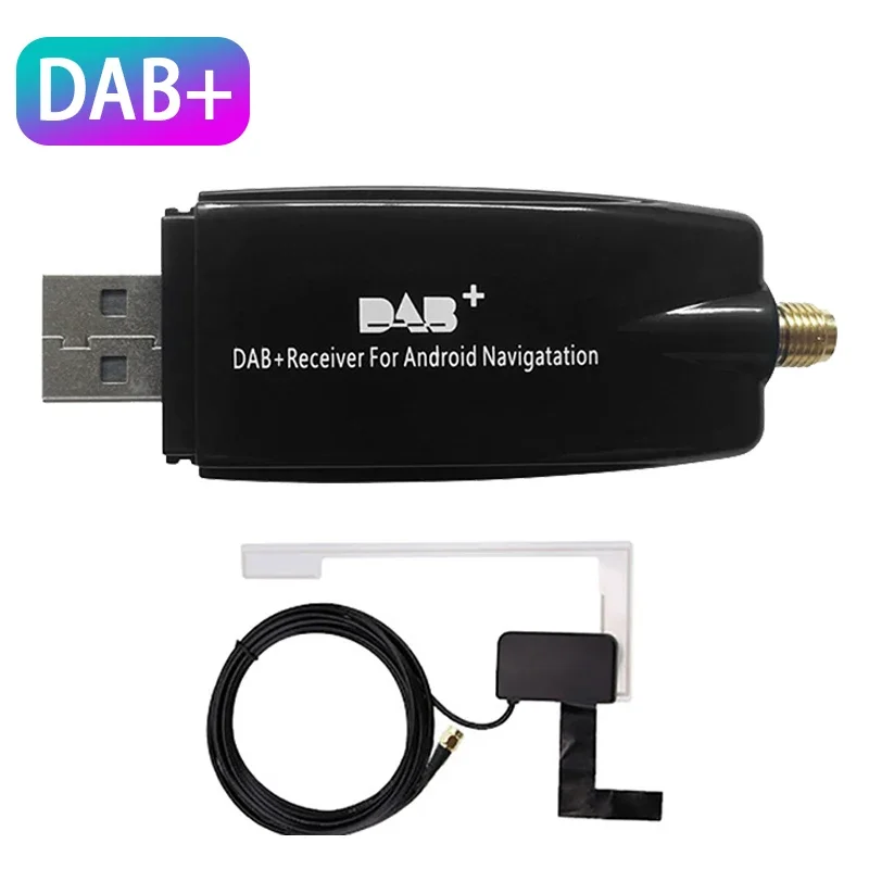 Car DAB + Digital Radio Box DAB + ricevitore Antenna Antenna interfaccia USB Car DAB + Box portatile per Android 5.1 e sopra l'autoradio