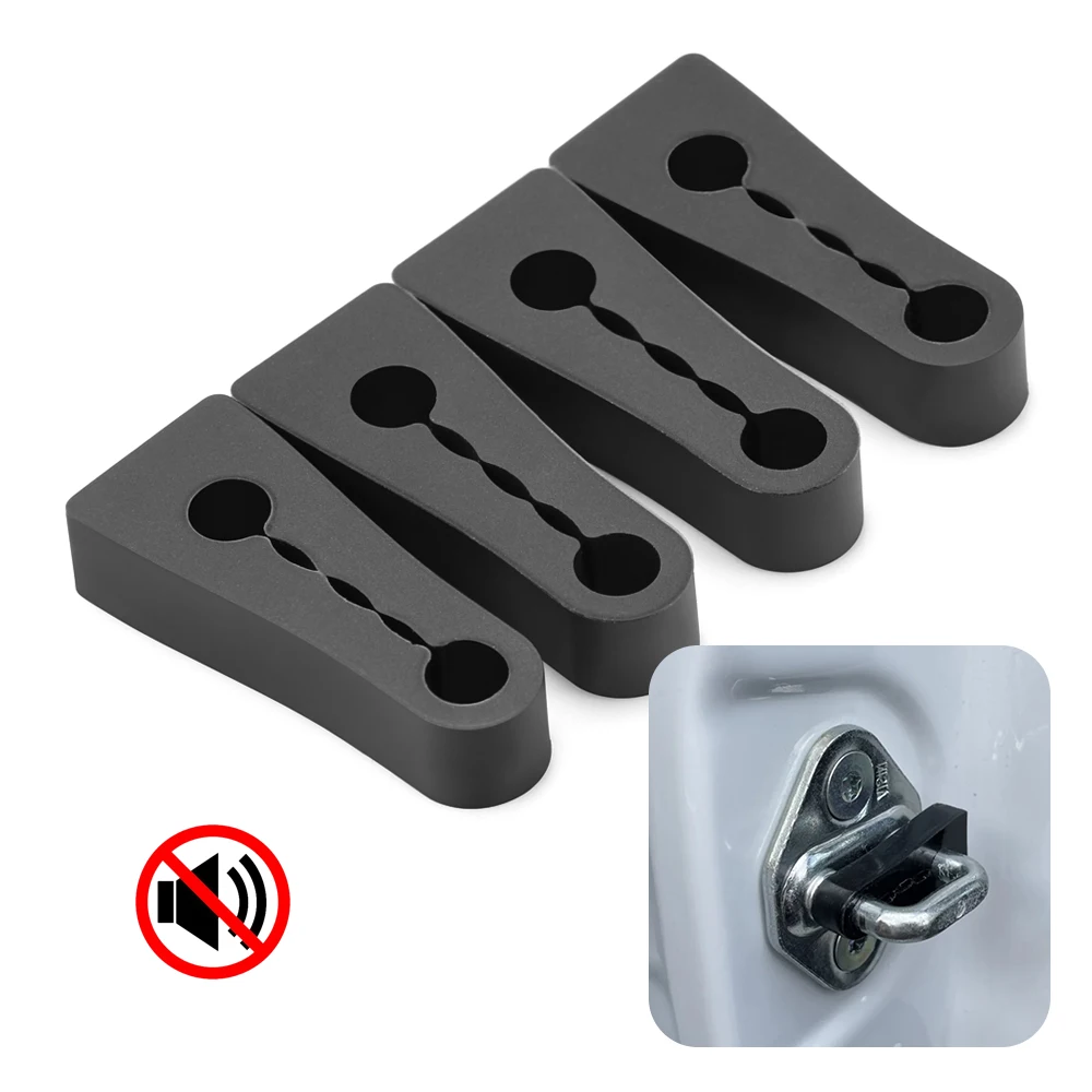 Türschloss Puffer Dämpfer Für Toyota Land Cruiser Prado J120 J150 Schalldichte Isolierung Ruhig Gehörlose Erweiterung Lärm Dichtung Stopper Image