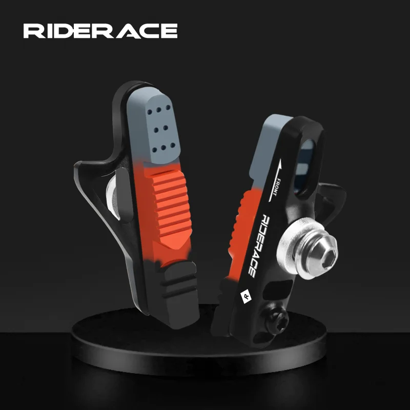 Rennrad Bremsbeläge Für Felge C Bremse CNC Aluminium Legierung Austauschbare Gummi Pads Stille Fahrrad Bremse Halter Schuhe Gummi Block