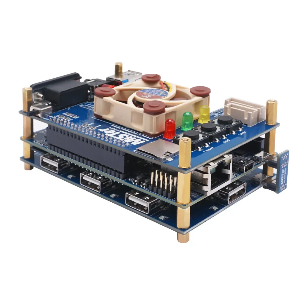 Terasic DE10-Nano zubehör mister fpga io board set hub usb extender analog extra 2022 Image