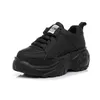 Frau Schuhe Hohe Plattform Turnschuhe 2021 Frühling Weibliche Schuhe Casual Schwarz/Weiß Turnschuhe