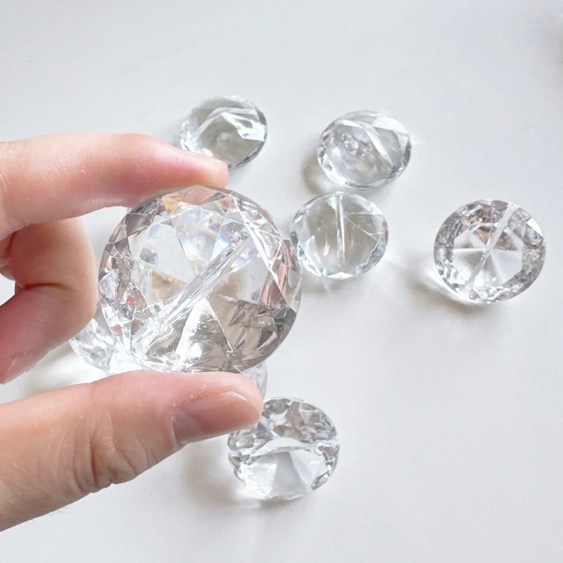 10/20 stücke Diamant Acryl Tisch Tisch karten halter Kristall Nummer Name Karte Stand Foto Clip Hochzeitstag Party Dekorationen Image