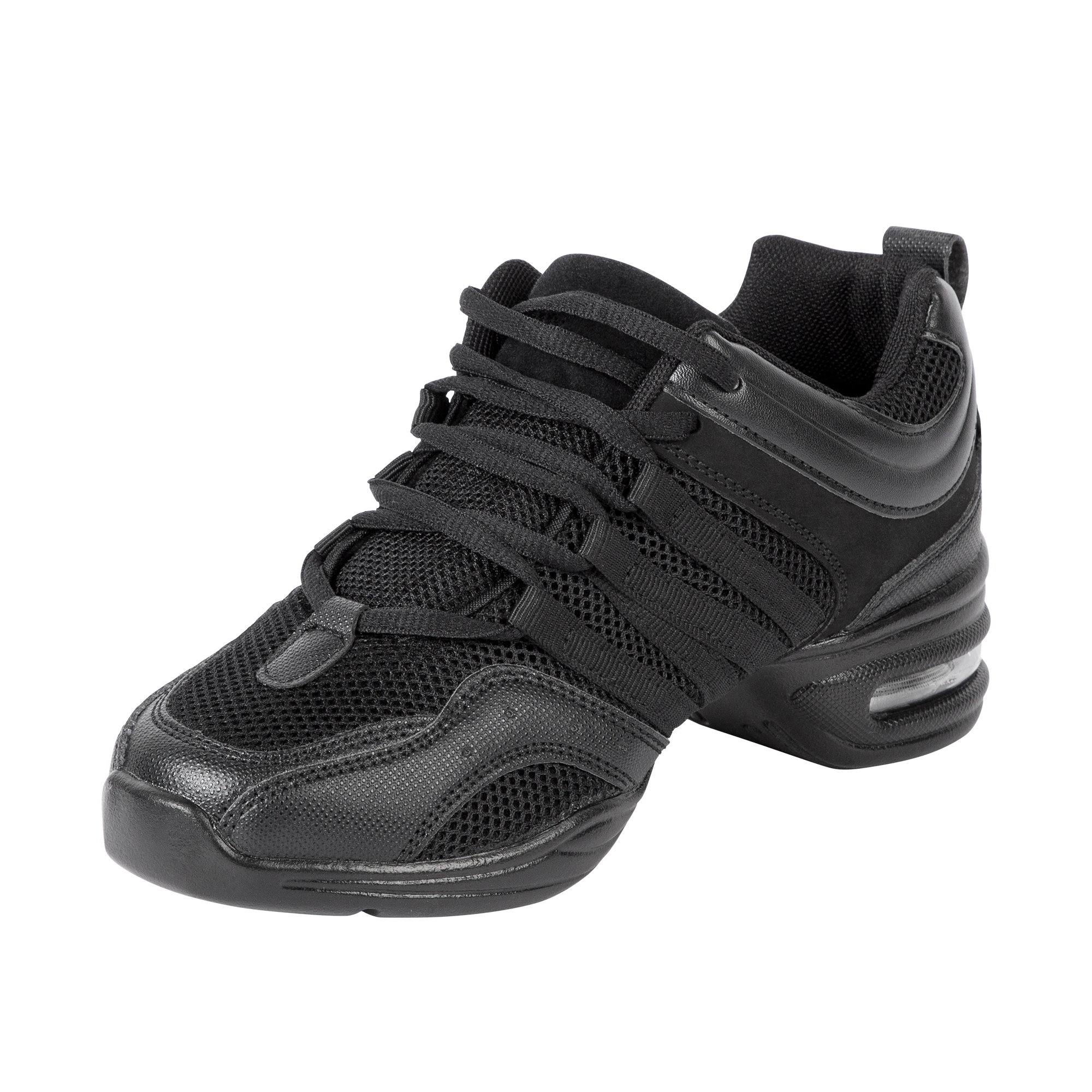 Dynadans Damen Tanz schuhe atmungsaktive Mesh Stoff schwarz weich besohlte Jazz Schuhe Salsa Square Dance moderne Tanz schuhe