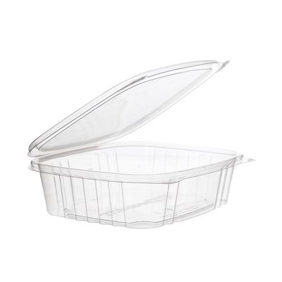 Eco Products EP-RCH24 24 oz Deli Container w/ Hinged Lid - PLA, Clear