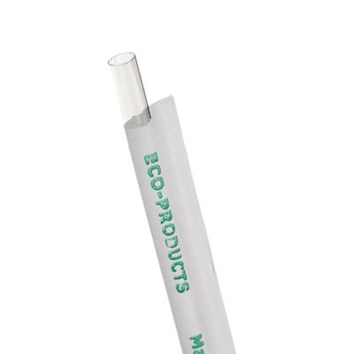 Eco Products EP-ST770 7 3/4" Wrapped Straws - PLA, Clear, Case of 9600