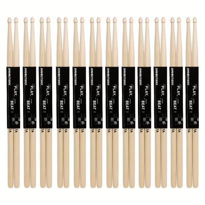 TEMU Ml14 12-pair 7a Drum Stick Maple Drum Stick Set