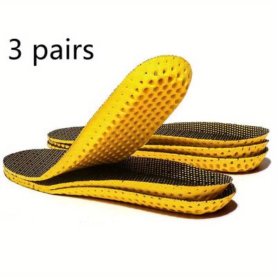 TEMU 3 Pairs Breathable Shoe Insoles, Water Shoes Inserts Sports Shoe Insole Replacement Insoles