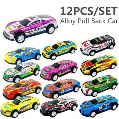 12pcs Alloy Racing Cars Model Toy Mini Iron Sheet ...