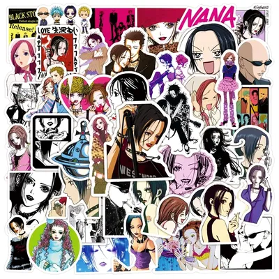 10/30/50pcs Kawaii Komatsu NANA Anime Stickers Cool Girls Oosaki NANA Sticker Skateboard