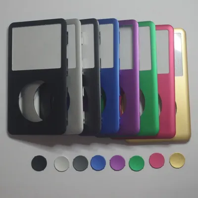 For iPod 6th Classic Gold Black Silver Grey Aqua Red light Purple Green Blue Front cover metal panel