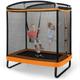 Goplus - Trampolino per Bambini con Altalena, Trampolino Rettangolare 190 cm da Esterno con Rete di