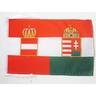 AZ FLAG Bandiera Austria-Ungheria 1867-1918 45x30cm - BANDIERINA Impero Austro-UNGARICO 30 x 45 cm